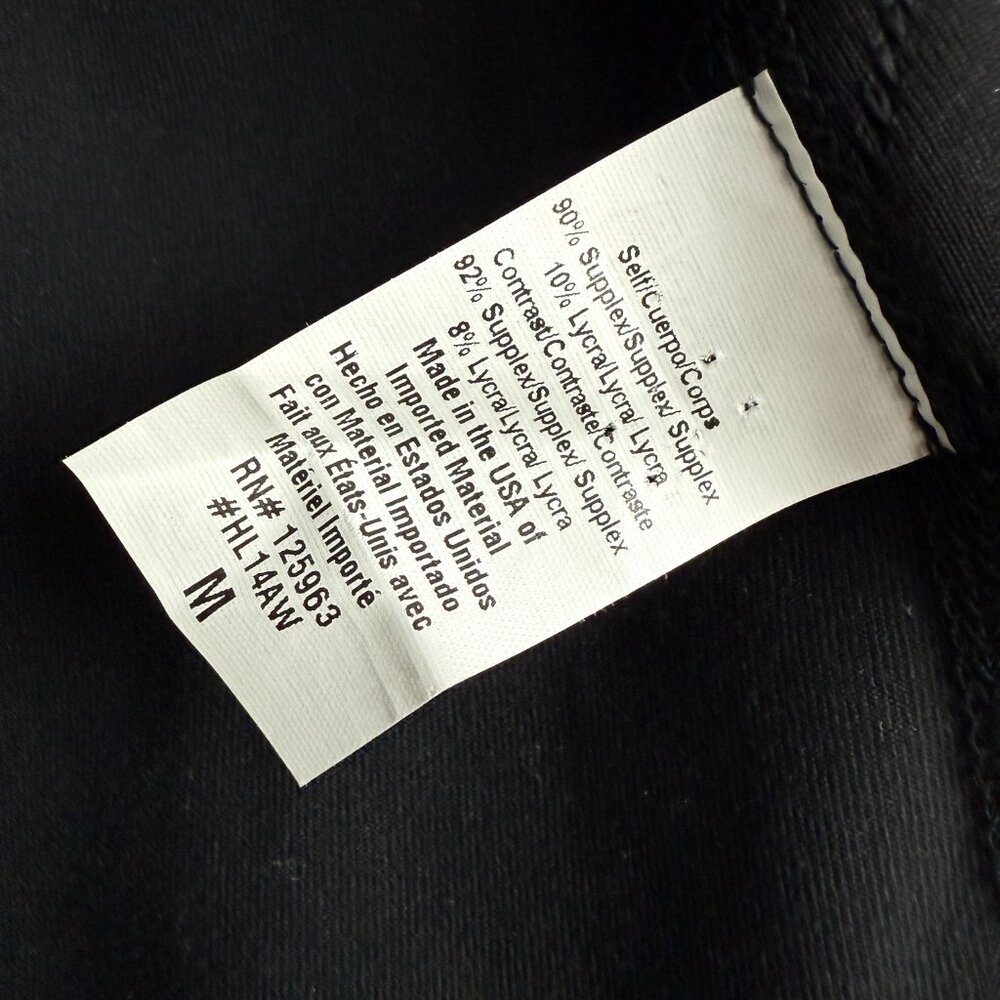 Beyond Yoga Asymmetric Full Zip‎ Supplex Knit Jacket Black Medium - Picture 7 of 9